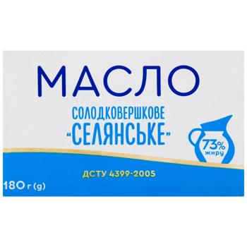 Selianske Sweet Cream Butter 73% 180g - buy, prices for - photo 2