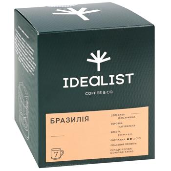 Idealist Coffee Brazil Drip Coffee 12g*7pcs - buy, prices for NOVUS - photo 2