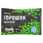 Горошок зелений Novus швидкозаморожений 400г