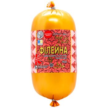 Ковбаса Пан Курчак Філейна варена халяль першого сорту 500г