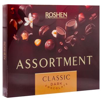 Конфеты Roshen Assortment Classic в черном шоколаде 154г - купить, цены на ЕКО Маркет - фото 1