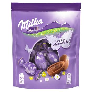 Цукерки Milka з альпійським молоком 90г