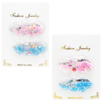 Заколки для волосся 2шт 3126-6 - купити, ціни на КОСМОС - фото 1