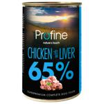 Корм влажный Profine с курицей и куриной печенью для собак всех пород 400г