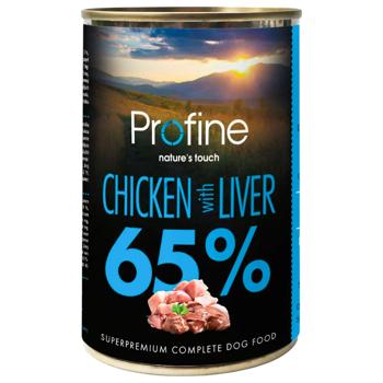Profine Wet Food with Chicken and Chicken Liver for Dogs of All Breeds 400g - buy, prices for MasterZoo - photo 1