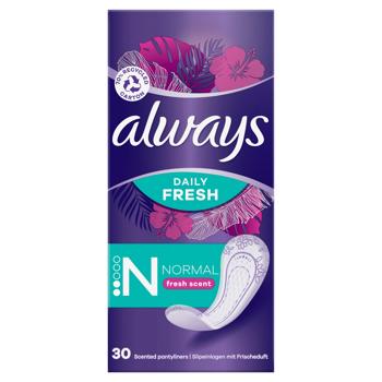 Always Daily Fresh Normal Fresh Scent Daily Pads 30pcs - buy, prices for MegaMarket - photo 2