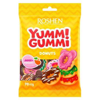 Roshen Yummi Gummi Donuts Candies 70g