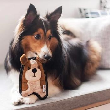 Іграшка для собак Outward Hound Invincibles Mini Puppy Цуценя з пищалкою плюш 20см - купити, ціни на MasterZoo - фото 2