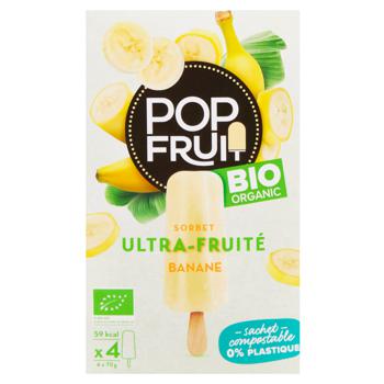 Сорбет Pop Fruit банановый органический 4шт х 70г - купить, цены на WINETIME - фото 2