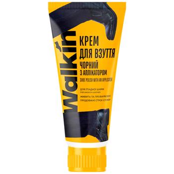 Walkin Shoe Polish for Smooth Leather Black 75ml