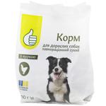 Корм сухий Auchan з курятиною для доорслих собак 400г