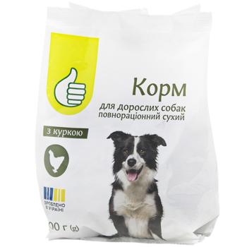 Auchan Dry Food with Chicken for Adult Dogs 400g - buy, prices for Auchan - photo 1