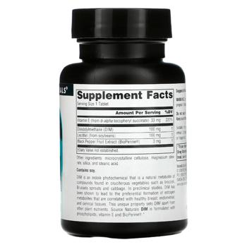 Source Naturals DIM Diindolylmethane 100mg 60 tablets - buy, prices for Biotus - photo 3