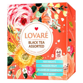 Lovare Assorted Black Tea 2g*32pcs - buy, prices for Ideal - photo 1