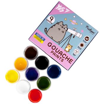 Фарби гуашеві Yes Pusheen 9 кольорів - купити, ціни на - фото 3