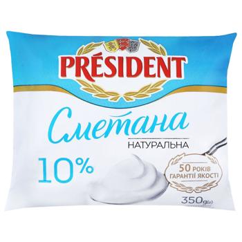 President Sour Cream 10% 350g
