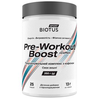 Biotus Pre-Workout Boost Cherry Flavored Pre-Workout Complex 350g