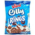 Кільця VIVA пшенично-зернові зі смаком какао 250г И052