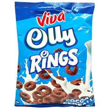 Кільця VIVA пшенично-зернові зі смаком какао 250г И052 - купить, цены на КОСМОС - фото 1