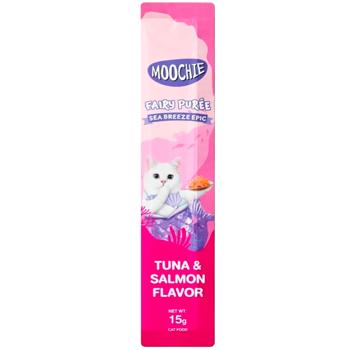 Moochie Fairy Puree Cat Snack with Tuna and Salmon 25pcs x 15g - buy, prices for MasterZoo - photo 2