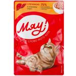 Miau! Liver in Delicate Sauce Wet Food for Adult Cats 85g