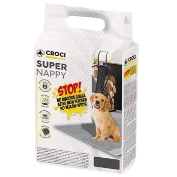 Пелюшки для собак Croci Super Nappy 57х54 см, 30 шт - активоване вугілля