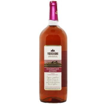 Vardiani Alazani Valley Pink Semisweet Wine 9-13% 1.5l - buy, prices for - photo 1