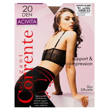 Corrente Acivita 20 Den Women's Tights Size 3 Natural