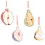 Подвеска елочная Decoris Фрукты 7х4х8см в ассортименте