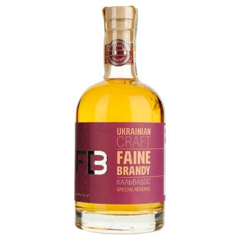 Бренді Faine Яблуко Кальвадос Special Reserve 40% 0,5л