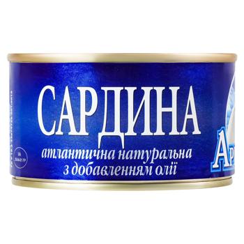Сардина атлантична АрктикА з добавленням олії 230г - купити, ціни на Ідеал - фото 1