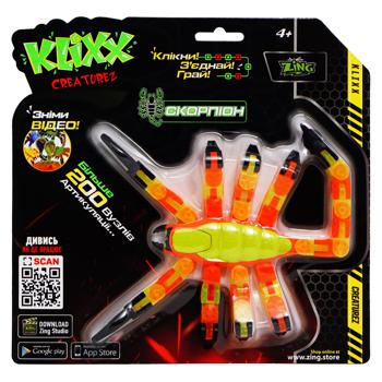 Игрушка Zing Klixx Creaturez Fidget Скорпион желто-красный - купить, цены на NOVUS - фото 1