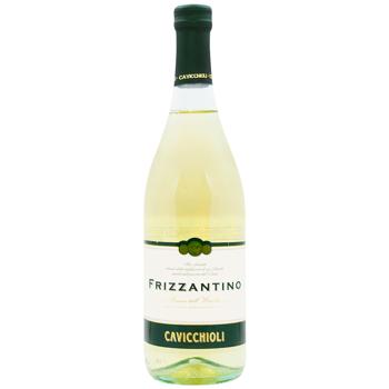 Вино ігристе Frizzantino Bianco Dolce біле напівсолодке 7,5% 0,75л