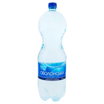 Obolonska Strongly Mineral Carbonated Water 2l - buy, prices for - photo 1