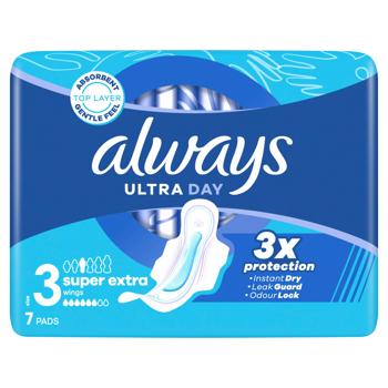 Always Ultra Day&Night Hygienical Pads 7pcs - buy, prices for COSMOS - photo 1