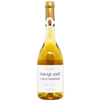 Tokaji Aszu 5 Puttonyos White Sweet Wine 9.5% 0.5l