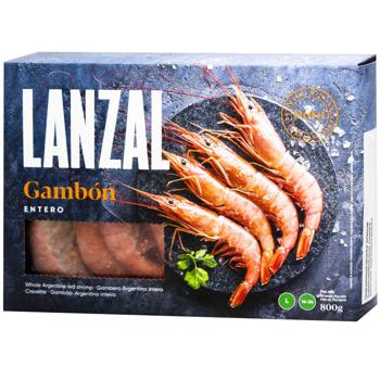 Lanzal Frozen Whole Argentine Red Shrimp L2 800g - buy, prices for METRO - photo 1