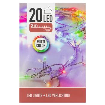 Koopman Multicolor Indoor Electric Garland 2хАА 2.3m