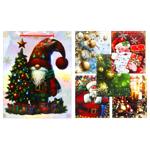 Пакет бумажный для подарка рождественский делюкс 32см*26см