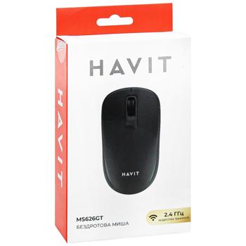 Мышь Havit беспроводная HV-MS626GT Gray - купить, цены на - фото 4
