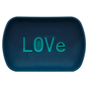 Мыльница Зед Love 8,5х13см в ассортименте - купить, цены на - фото 2