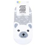 Premier Socks Bear Short Terry Women's Socks with Fluffy Pattern s.23-25