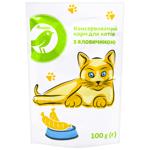 Корм вологий Auchan з яловичиною для котів 100г