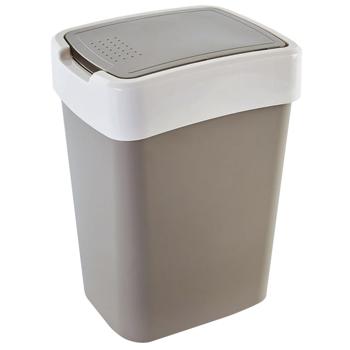 Aleana Cappuccino Cocoa Garbage Bin 10l