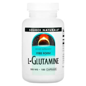 L-глютамін Source Naturals 500мг 100 капсул - купити, ціни на Біотус - фото 1