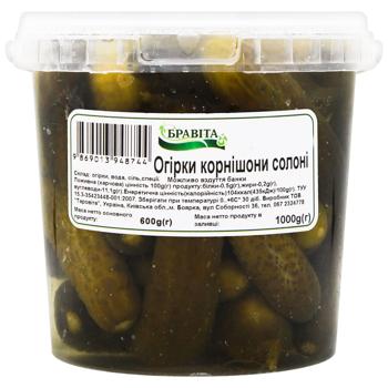 Bravita Pickled Gherkins Cucumbers 1000g