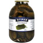 Огірки консервовані 3л