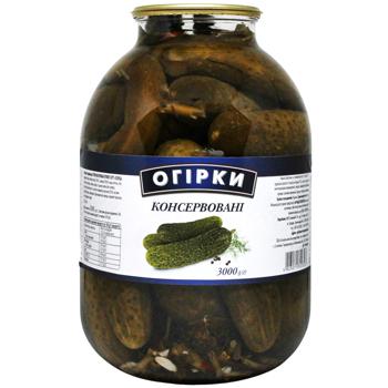 Canned Cucumbers 3l - buy, prices for COSMOS - photo 1