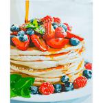 Strateg Berry Pancakes Painting by Numbers 40x50cm