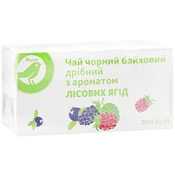 Чай черный Auchan Лесные ягоды 1,3г*20шт - купить, цены на Auchan - фото 3